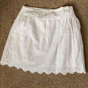 Eyelet skirt